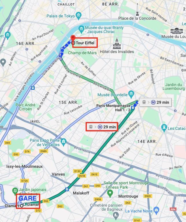2 Pieces Lumineux Aux Portes De Paris 클라마르 외부 사진