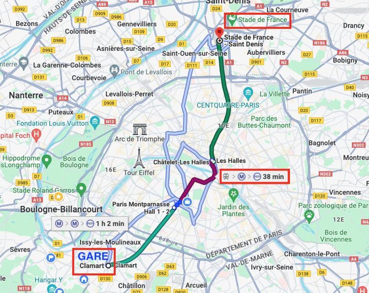 2 Pieces Lumineux Aux Portes De Paris 클라마르 외부 사진